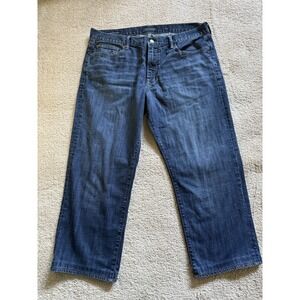 Lucky Brand 361 Vintage Straight Jeans 38/30 Hemmed‎